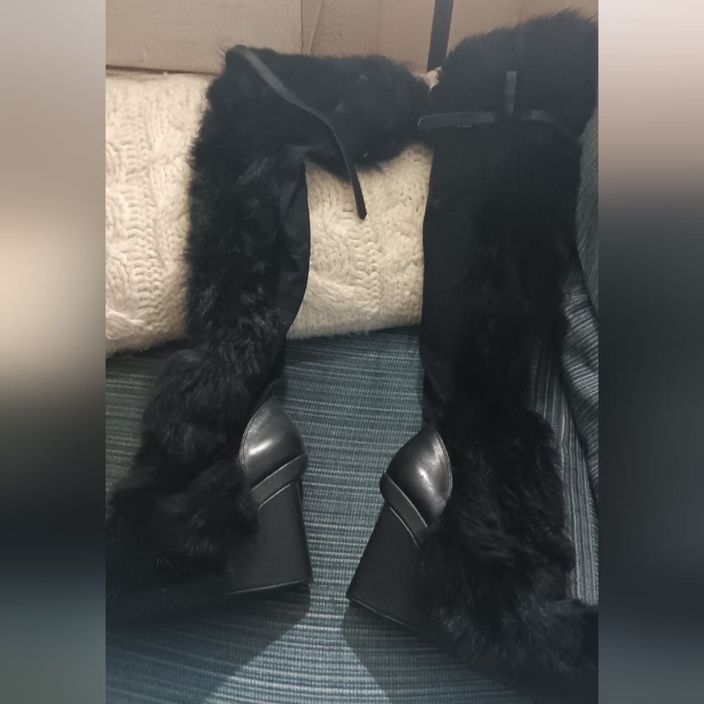 Nicholas K Jedda Fur Boots